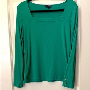 The linited green  Long Sleeve Blouse